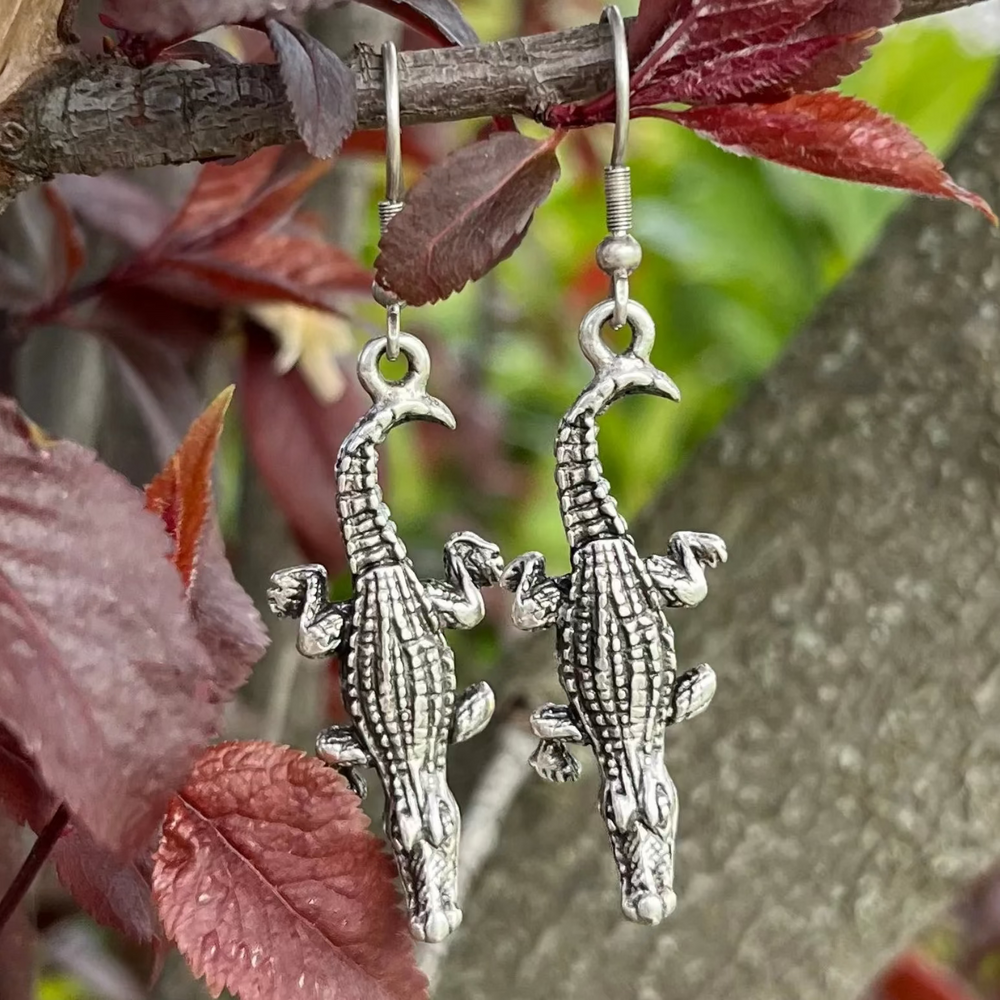 Pendientes Cocodrilo